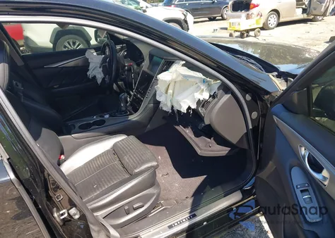 2014 Infiniti Q50 Hybrid Sport from USA, damaged, VIN JN1AV7AP8EM691226